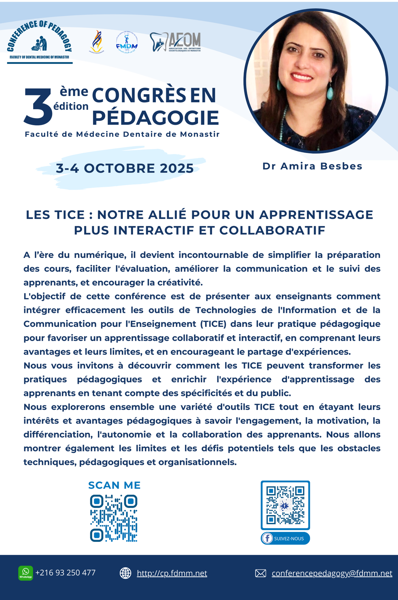 Affiche conférence amira