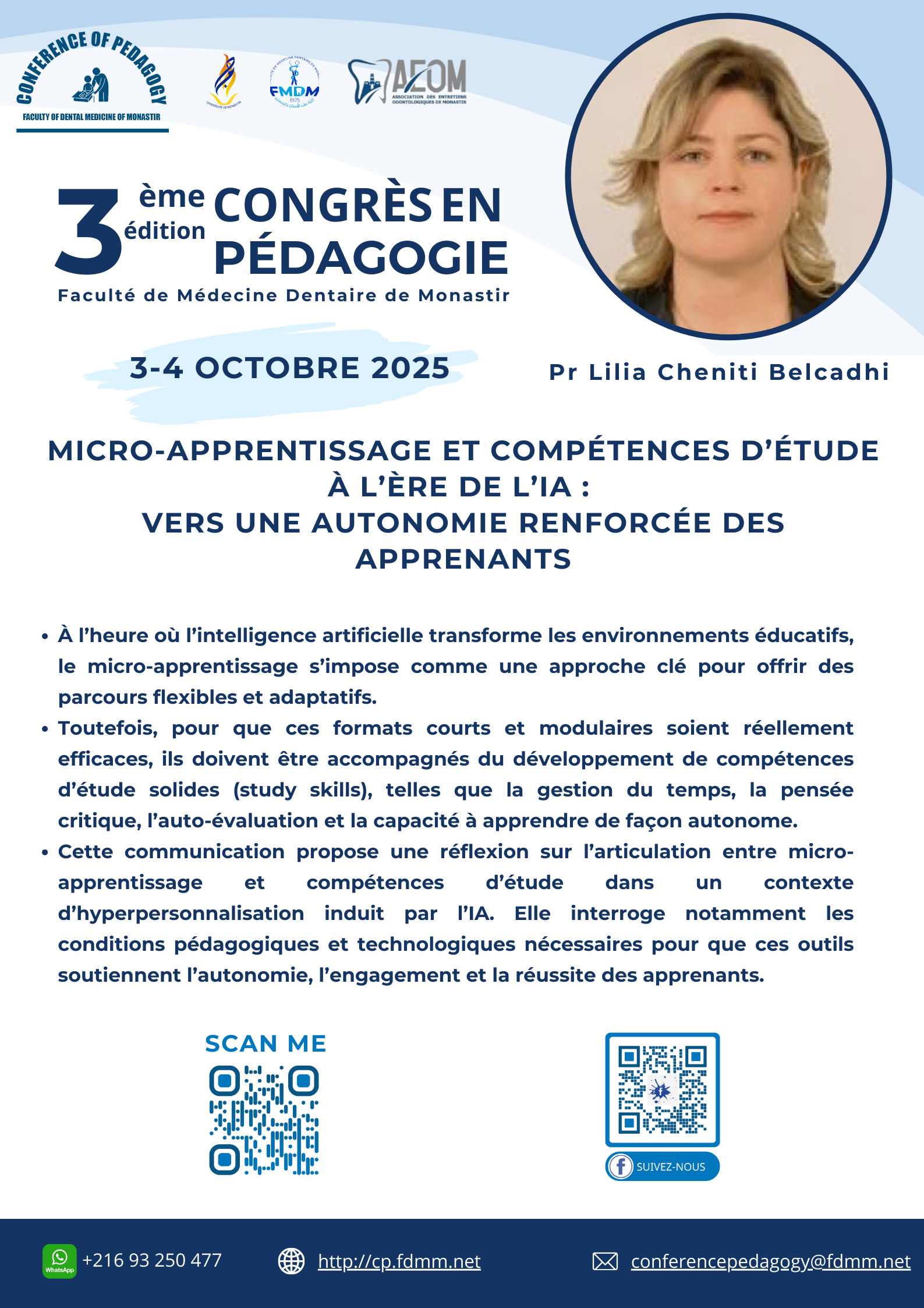 Affiche conférence lilia